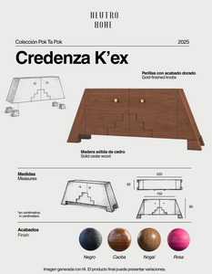 CREDENZA K’EX - MADERA DE CEDRO
